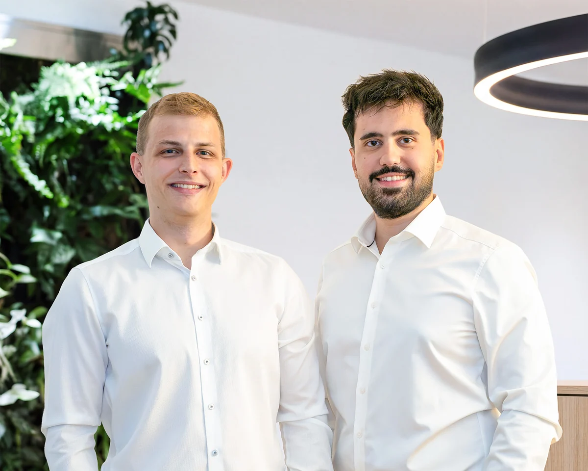 Daniel Muftić und Marcus Schnellinger, Geschäftsführer der Adspresso GmbH